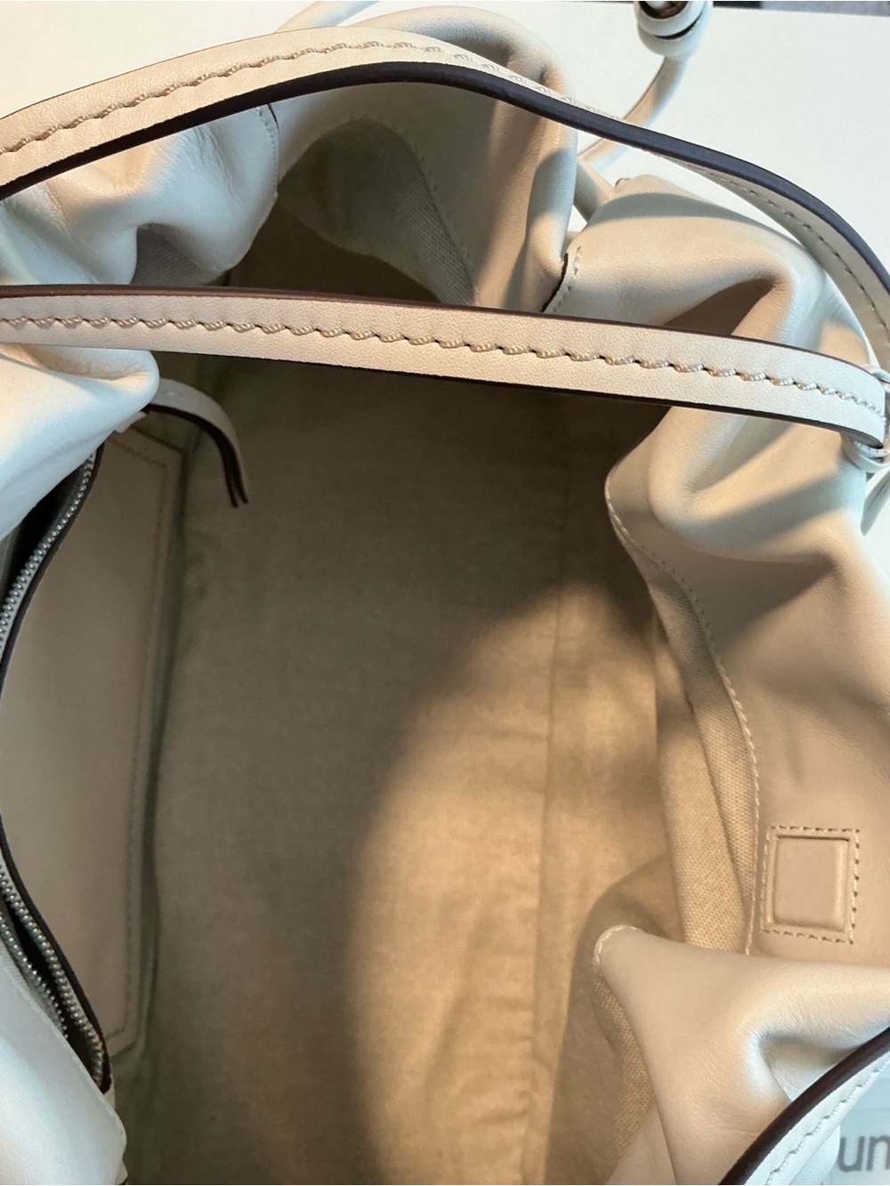 NWT RADLEY LONDON The Roxburgh Large Drawstring Shoulder in Salt - Picture 13 of 13